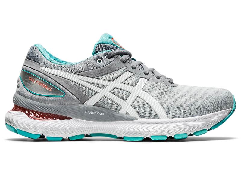 Sapatilhas Running Asics GEL-NIMBUS 22 Wide Mulher Luz Cinzentas, 4328A832.859